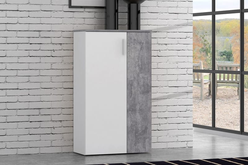 Ticketwood Skoskåp 69 cm - Grå/Vit - Förvaring - Skoförvaring - Skoskåp