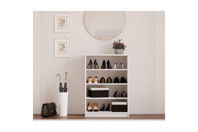 Torvenor Skoskåp 70 cm - Matt Vit - Förvaring - Skoförvaring - Skoskåp