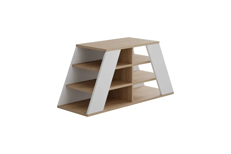 Toya Skoskåp 105,5 cm, Ek/Vit