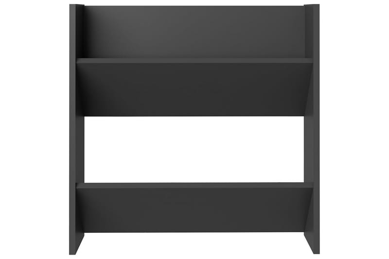 Väggmonterat skoställ 4 st grå 60x18x60 cm spånskiva - Grå - Förvaring - Skoförvaring