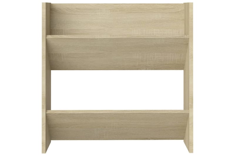 Väggmonterat skoställ sonoma-ek 60x18x60 cm spånskiva - Ek - Förvaring - Skoförvaring