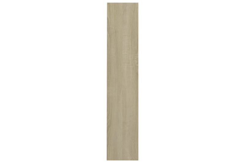 Väggmonterat skoställ sonoma-ek 80x18x90 cm spånskiva - Ek - Förvaring - Skoförvaring
