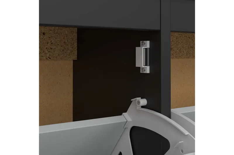 Vallvidera Skoskåp 102,6 cm - Svart - Förvaring - Skoförvaring - Skoskåp