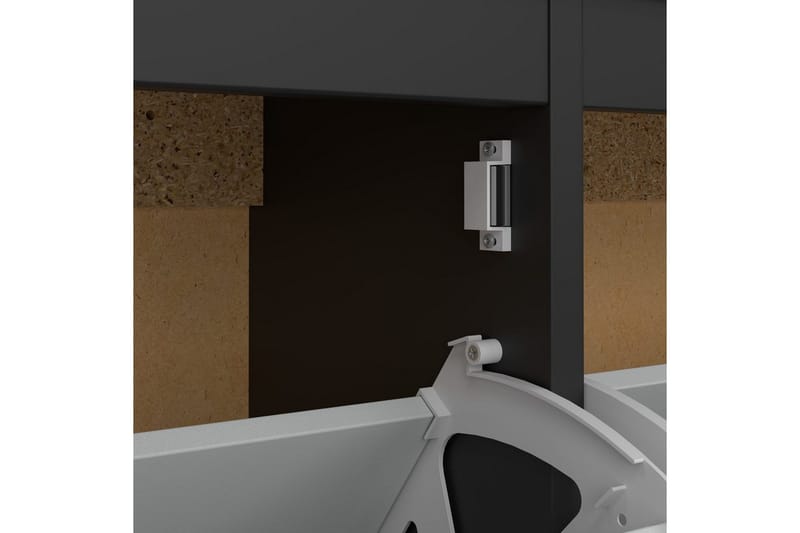 Vallvidera Skoskåp 102,6 cm - Svart - Förvaring - Skoförvaring - Skoskåp