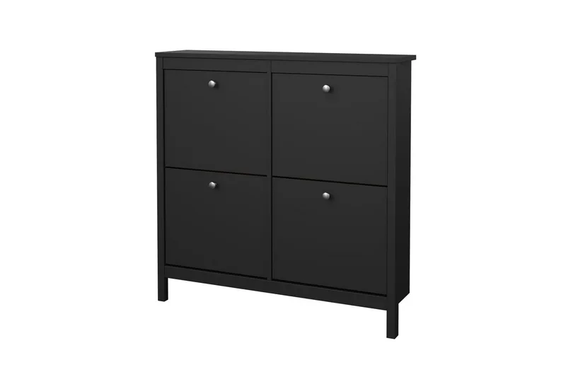 Vallvidera Skoskåp 102,6 cm - Svart - Förvaring - Skoförvaring - Skoskåp