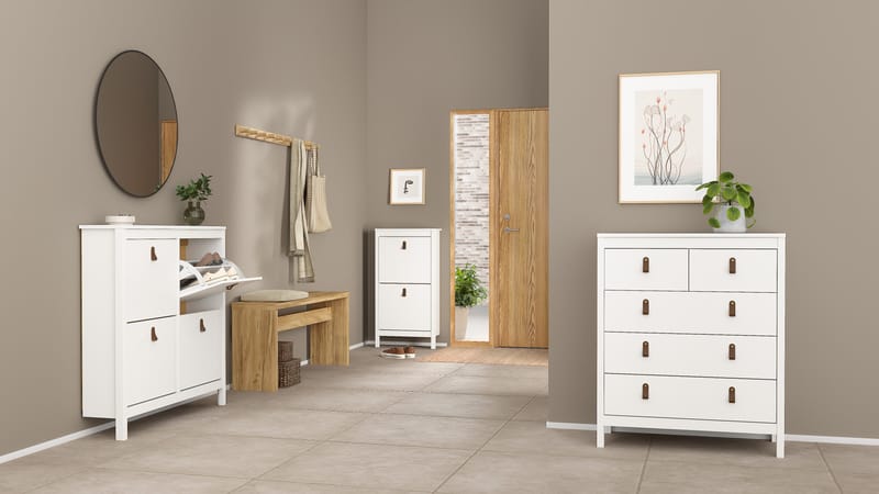 Vallvidera Skoskåp med 4 fack 103x25x103 cm - Förvaring - Skoförvaring - Skoskåp