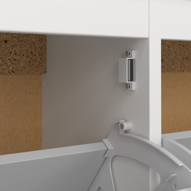 Vallvidera Skoskåp med 4 fack 103x25x103 cm - Förvaring - Skoförvaring - Skoskåp