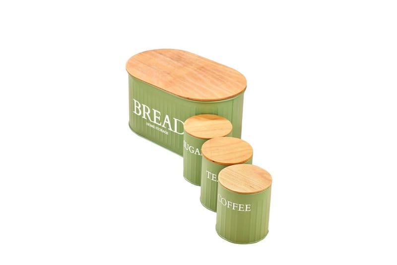 Förvaringslådesats (4 delar) Selinbridge Grön - Grön - Förvaring - Småförvaring - Förvaringsburk - Förvaringsask