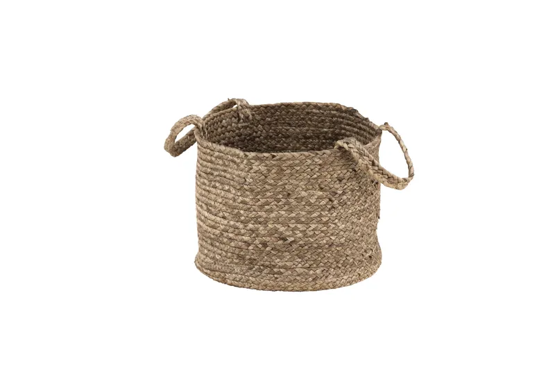 Bhopal Korg Rund - Svart - Förvaring - Småförvaring - Förvaringskorgar - Flätad korg & rottingkorg