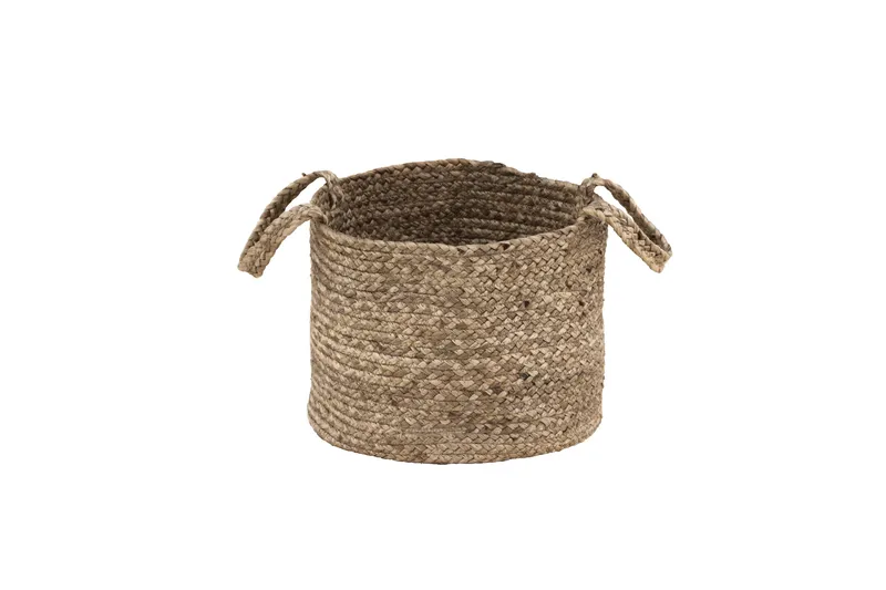 Bhopal Korg Rund - Svart - Förvaring - Småförvaring - Förvaringskorgar - Flätad korg & rottingkorg