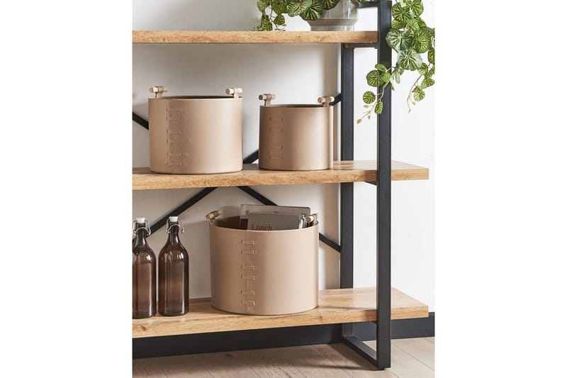 Korg Aram set om 3 Beige - Beige - Förvaring - Småförvaring - Förvaringskorgar - Flätad korg & rottingkorg