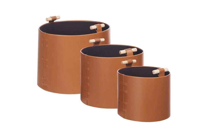 Korg Aram set om 3 Brun, Brun