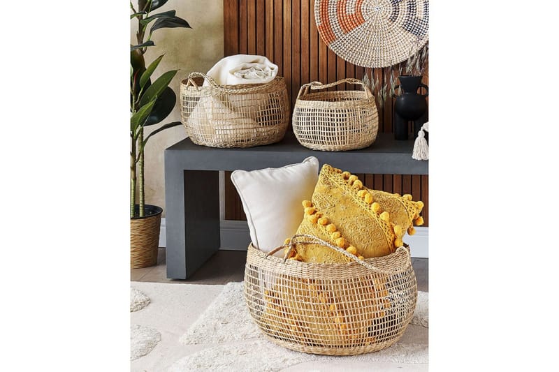 Korg Arapaima set om 3 - Förvaring - Småförvaring - Förvaringskorgar - Flätad korg & rottingkorg