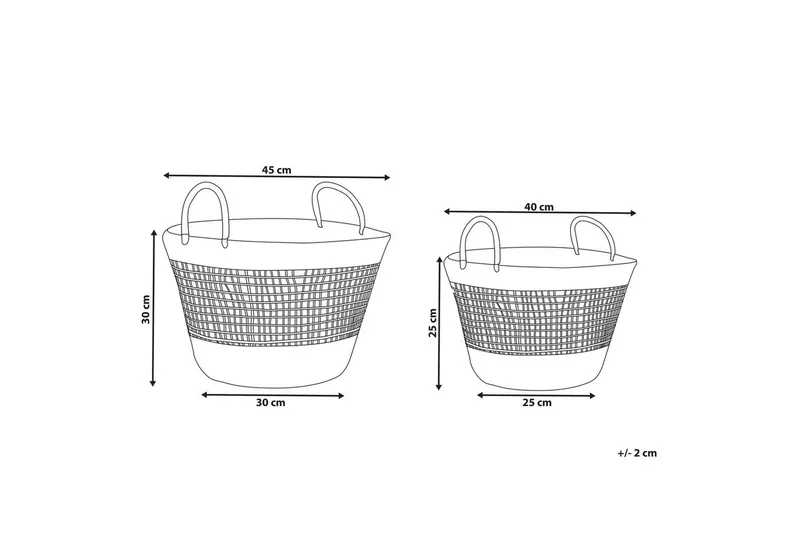 Korg Arowana - Förvaring - Småförvaring - Förvaringskorgar - Flätad korg & rottingkorg