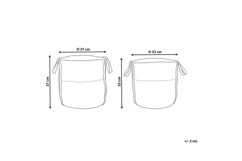 Korg Bellpat set om 2 - Förvaring - Småförvaring - Förvaringskorgar - Flätad korg & rottingkorg
