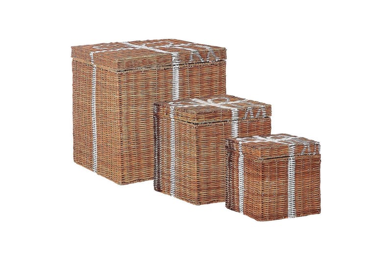 Korg Cadeau set om 3 - Förvaring - Småförvaring - Förvaringskorgar - Flätad korg & rottingkorg