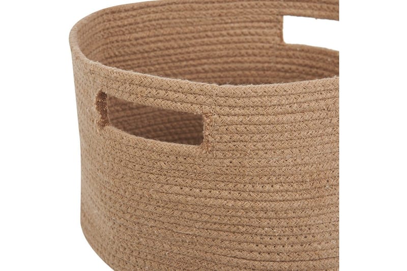 Korg Chiniot set om 2 Beige/naturlig - Beige/naturlig - Förvaring - Småförvaring - Förvaringskorgar - Flätad korg & rottingkorg