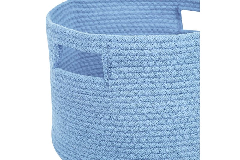 Korg Chiniot set om 2 Blå - Blå - Förvaring - Småförvaring - Förvaringskorgar - Flätad korg & rottingkorg