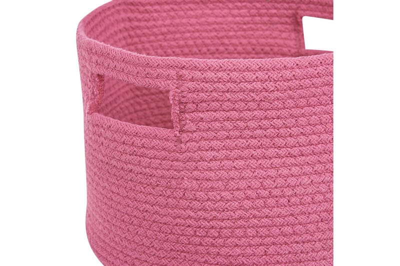 Korg Chiniot set om 2 Rosa - Rosa - Förvaring - Småförvaring - Förvaringskorgar - Flätad korg & rottingkorg