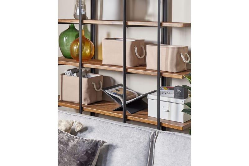 Korg Darqab set om 3 Beige, vit - Beige, vit - Förvaring - Småförvaring - Förvaringskorgar - Flätad korg & rottingkorg