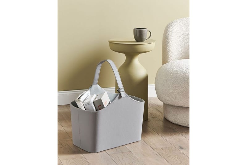 Korg Elam Grå - Grå - Förvaring - Småförvaring - Förvaringskorgar - Flätad korg & rottingkorg