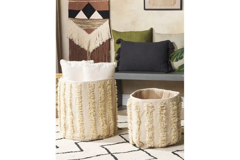 Korg Kakki set om 2 - Förvaring - Småförvaring - Förvaringskorgar - Flätad korg & rottingkorg