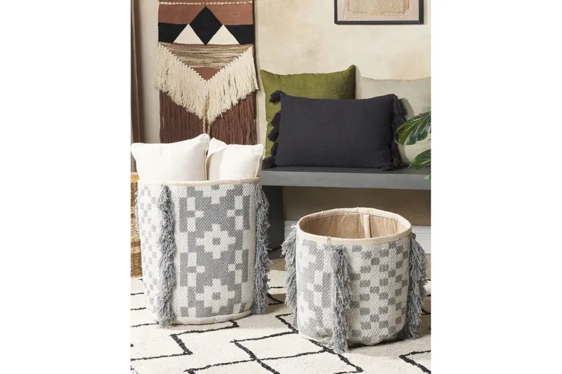 Korg Kalai set om 2 - Förvaring - Småförvaring - Förvaringskorgar - Flätad korg & rottingkorg