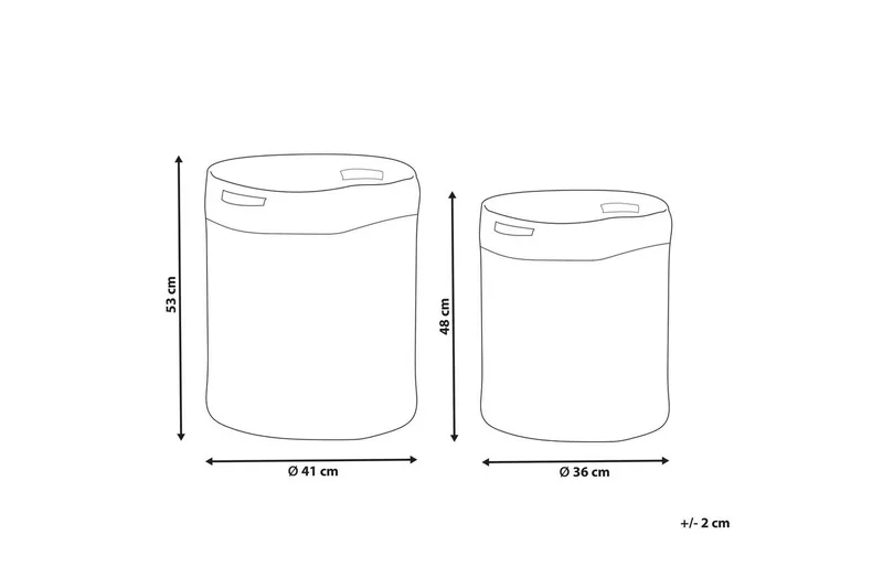 Korg Kardh set om 2 - Förvaring - Småförvaring - Förvaringskorgar - Flätad korg & rottingkorg