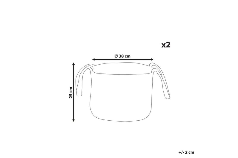 Korg Kornak set om 2 - Förvaring - Småförvaring - Förvaringskorgar - Flätad korg & rottingkorg