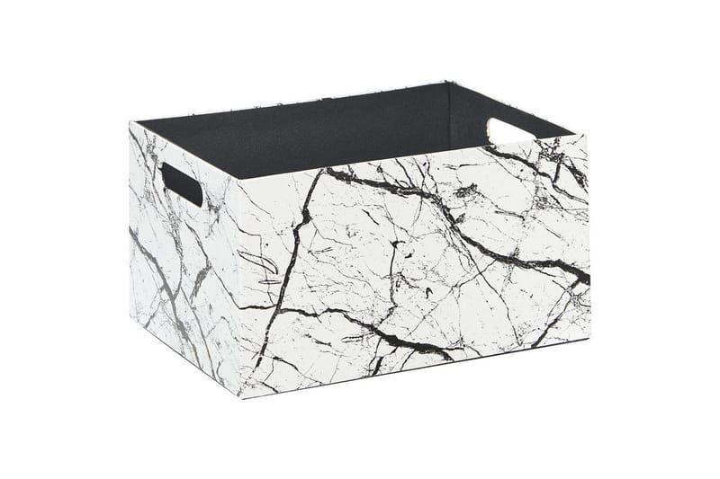 Korg Larsa set om 3 Vit/Svart - Vit/Svart - Förvaring - Småförvaring - Förvaringskorgar - Trådkorg