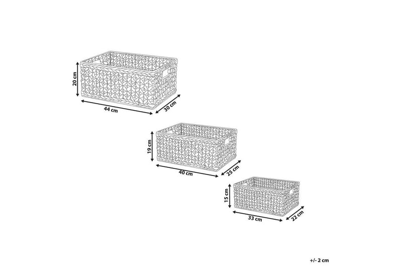Korg Minnow set om 3 - Förvaring - Småförvaring - Förvaringskorgar - Flätad korg & rottingkorg