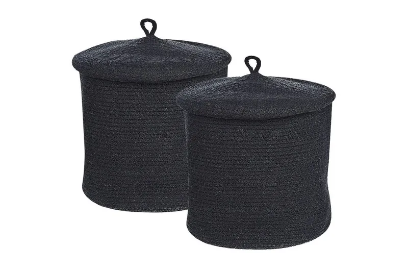 Korg Silopi set om 2 Svart, Svart