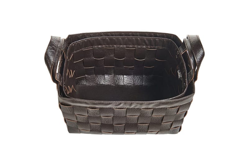 Korg Sippar set om 2 Mörkbrun - Mörkbrun - Förvaring - Småförvaring - Förvaringskorgar - Flätad korg & rottingkorg