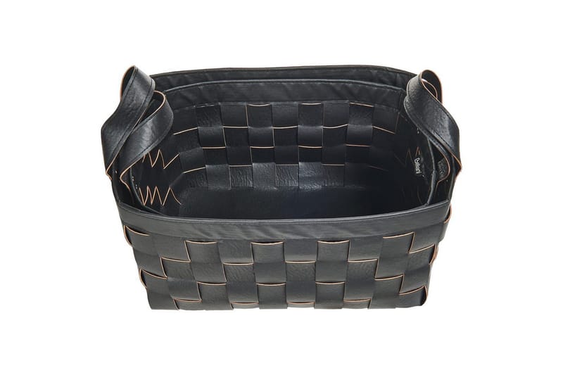 Korg Sippar set om 2 Svart - Svart - Förvaring - Småförvaring - Förvaringskorgar - Flätad korg & rottingkorg
