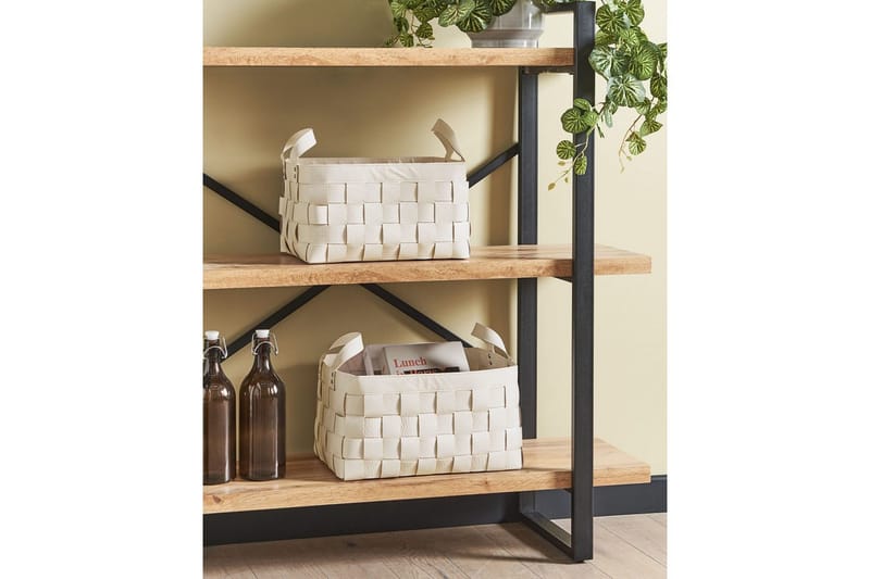 Korg Sippar set om 2 Vit - Vit - Förvaring - Småförvaring - Förvaringskorgar - Flätad korg & rottingkorg