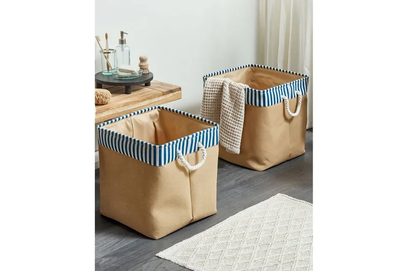 Korg Tugul set om 2 - Förvaring - Småförvaring - Förvaringskorgar - Flätad korg & rottingkorg