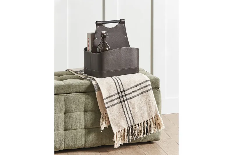 Korg Uruk Mörkbrun - Mörkbrun - Förvaring - Småförvaring - Förvaringskorgar - Flätad korg & rottingkorg