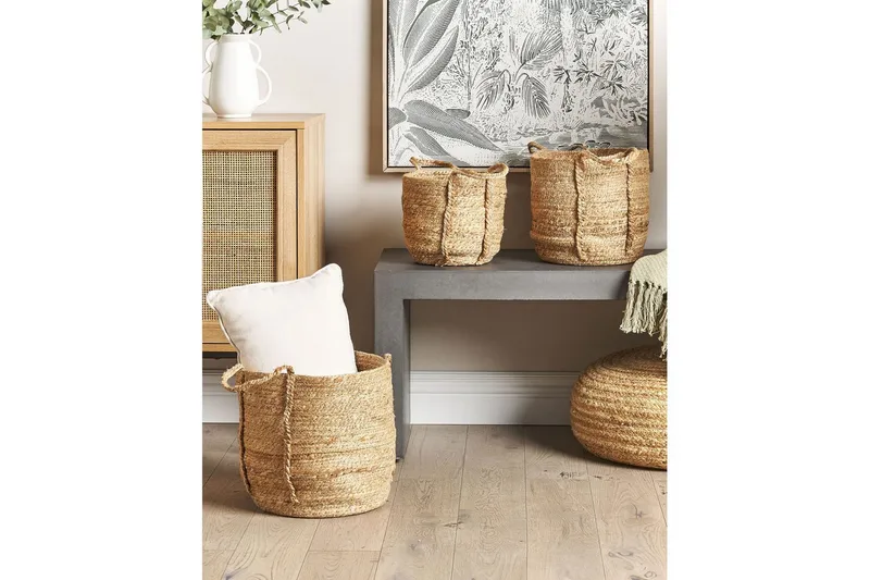 Korg Wadh set om 3 - Förvaring - Småförvaring - Förvaringskorgar - Flätad korg & rottingkorg