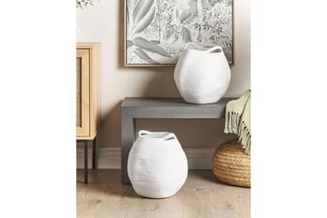 Korg Panjgur set om 2 Vit - Vit - Förvaring - Småförvaring - Förvaringskorgar - Flätad korg & rottingkorg