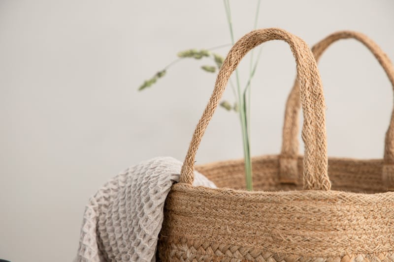 Mumbai Korg Rund - Natur - Förvaring - Småförvaring - Förvaringskorgar - Flätad korg & rottingkorg