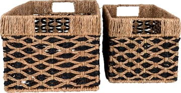 Salat korgset - Beige/svart - Beige/svart - Förvaring - Småförvaring - Förvaringskorgar - Flätad korg & rottingkorg