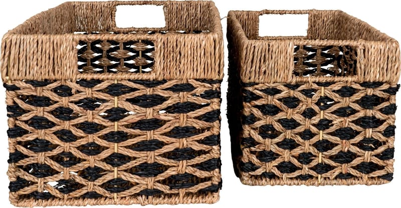 Salat korgset - Beige/svart, Beige/svart