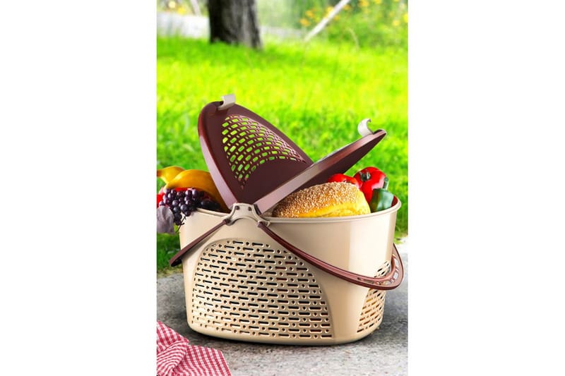Tharn Picknickkorg 37 cm - Brun - Förvaring - Småförvaring - Förvaringskorgar - Picknickkorg