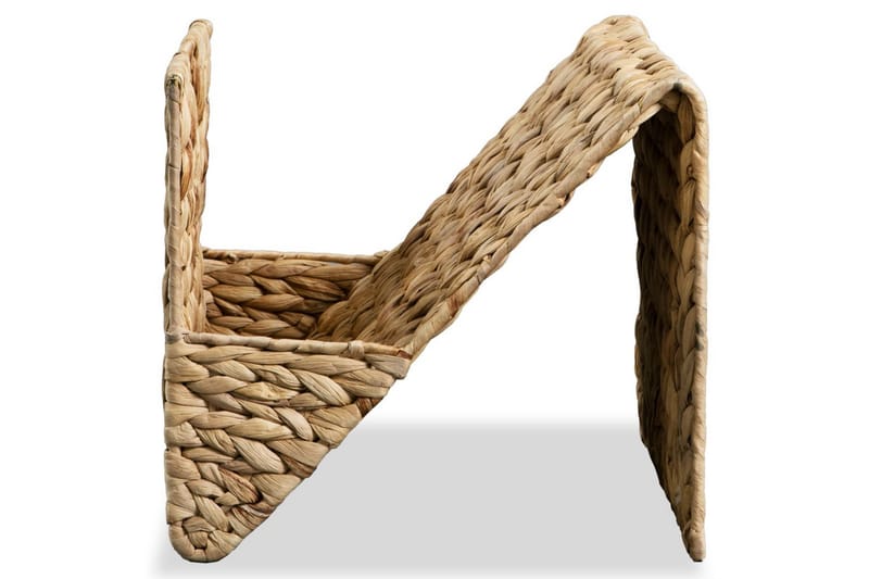 Tidningshållare vattenhyacint 31x31x31 cm - Brun - Förvaring - Småförvaring - Förvaringskorgar - Flätad korg & rottingkorg