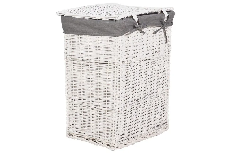 Tvättkorgar Ella Grå/vit - Grå/vit - Förvaring - Småförvaring - Förvaringskorgar - Flätad korg & rottingkorg