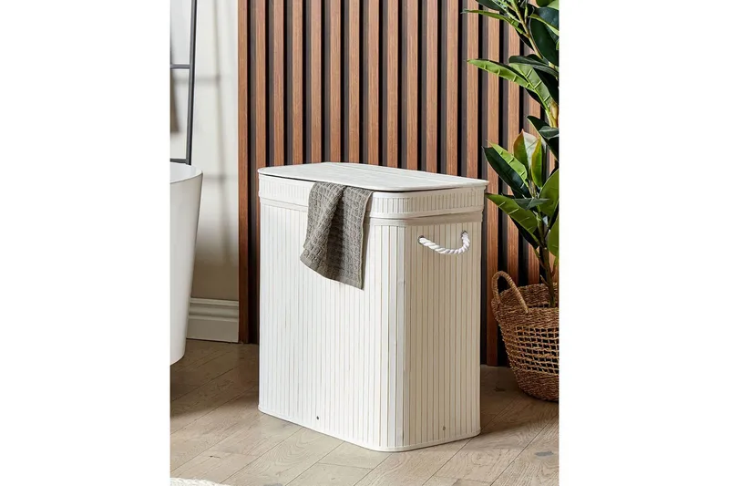 Tvättkorgar Kalthota Vit - Vit - Hus & renovering - Kök & bad - Badrum - Badrumstillbehör