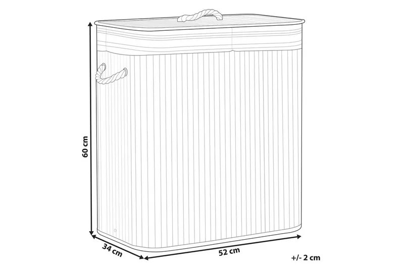 Tvättkorgar Kalthota Vit - Vit - Hus & renovering - Kök & bad - Badrum - Badrumstillbehör