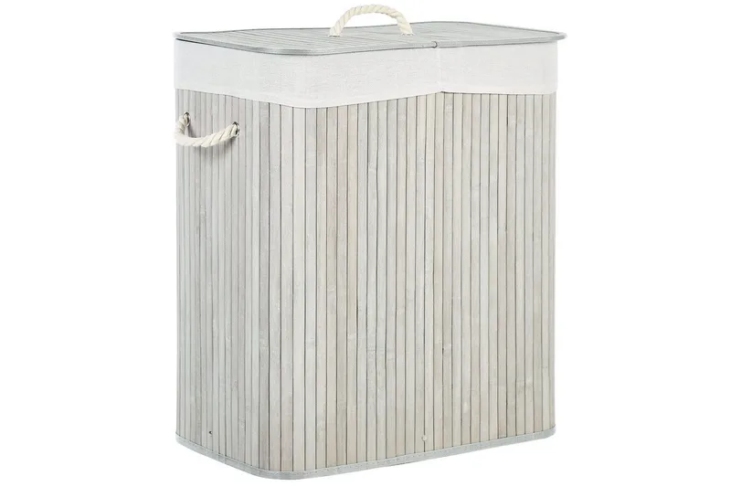 Tvättkorgar Kandy Grå - Grå - Hus & renovering - Kök & bad - Badrum - Badrumstillbehör