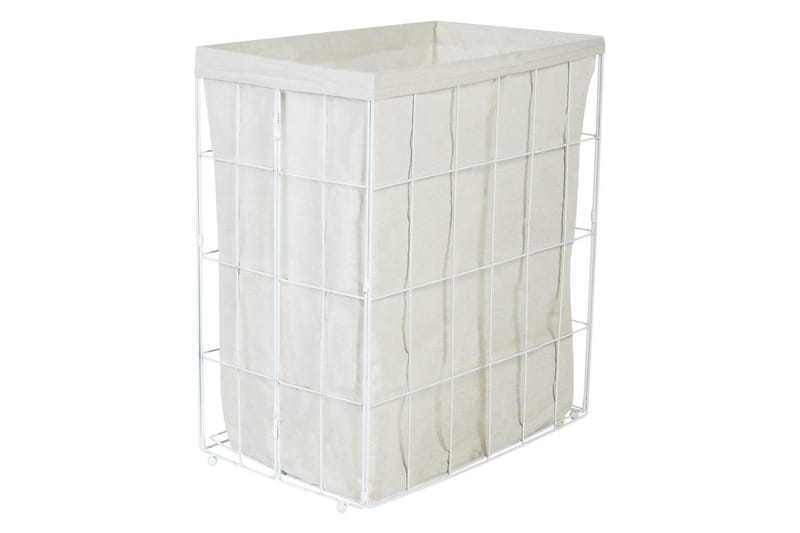 Tvättkorgar Mirissa Vit/ljust trä - Vit/ljust trä - Hus & renovering - Kök & bad - Badrum - Badrumstillbehör