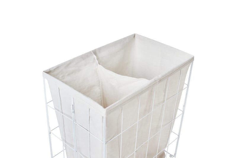 Tvättkorgar Mirissa Vit/ljust trä - Vit/ljust trä - Hus & renovering - Kök & bad - Badrum - Badrumstillbehör